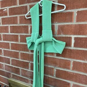 Green Knit Top Simonett